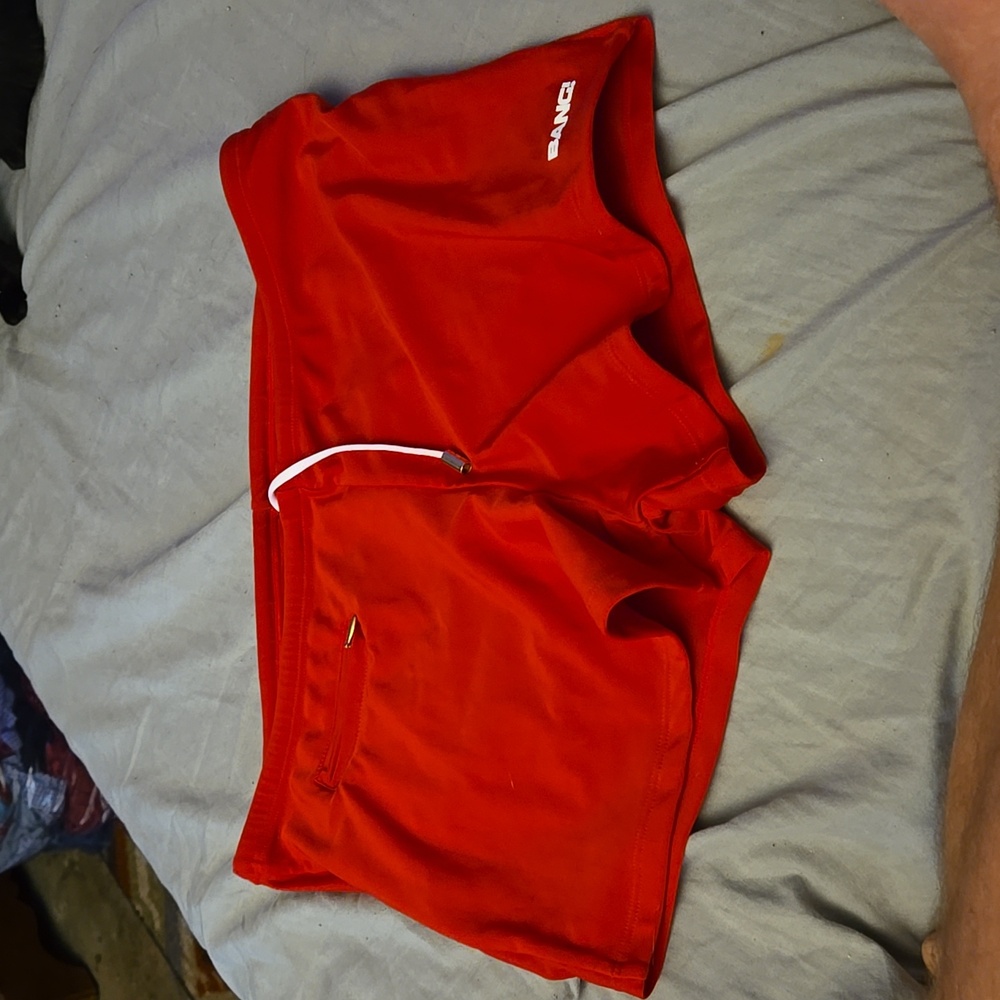 Red Men's Swim Trunks